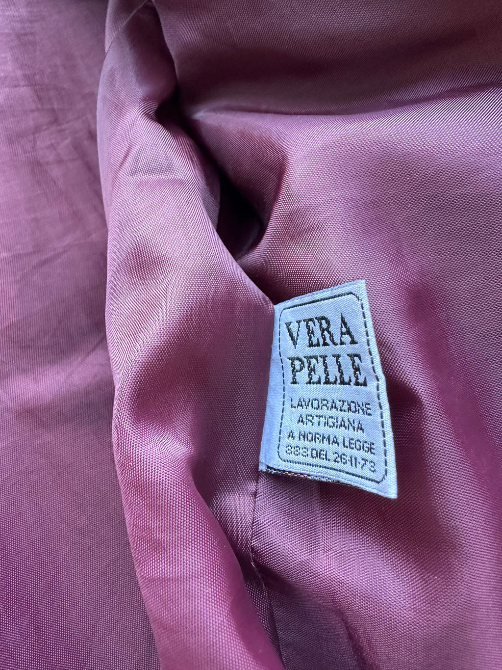 Giacca in pelle Society