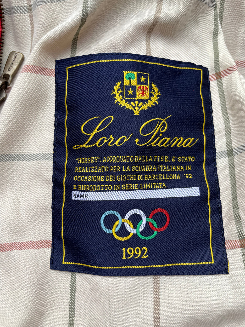 Trench Loro Piana Gold Cup