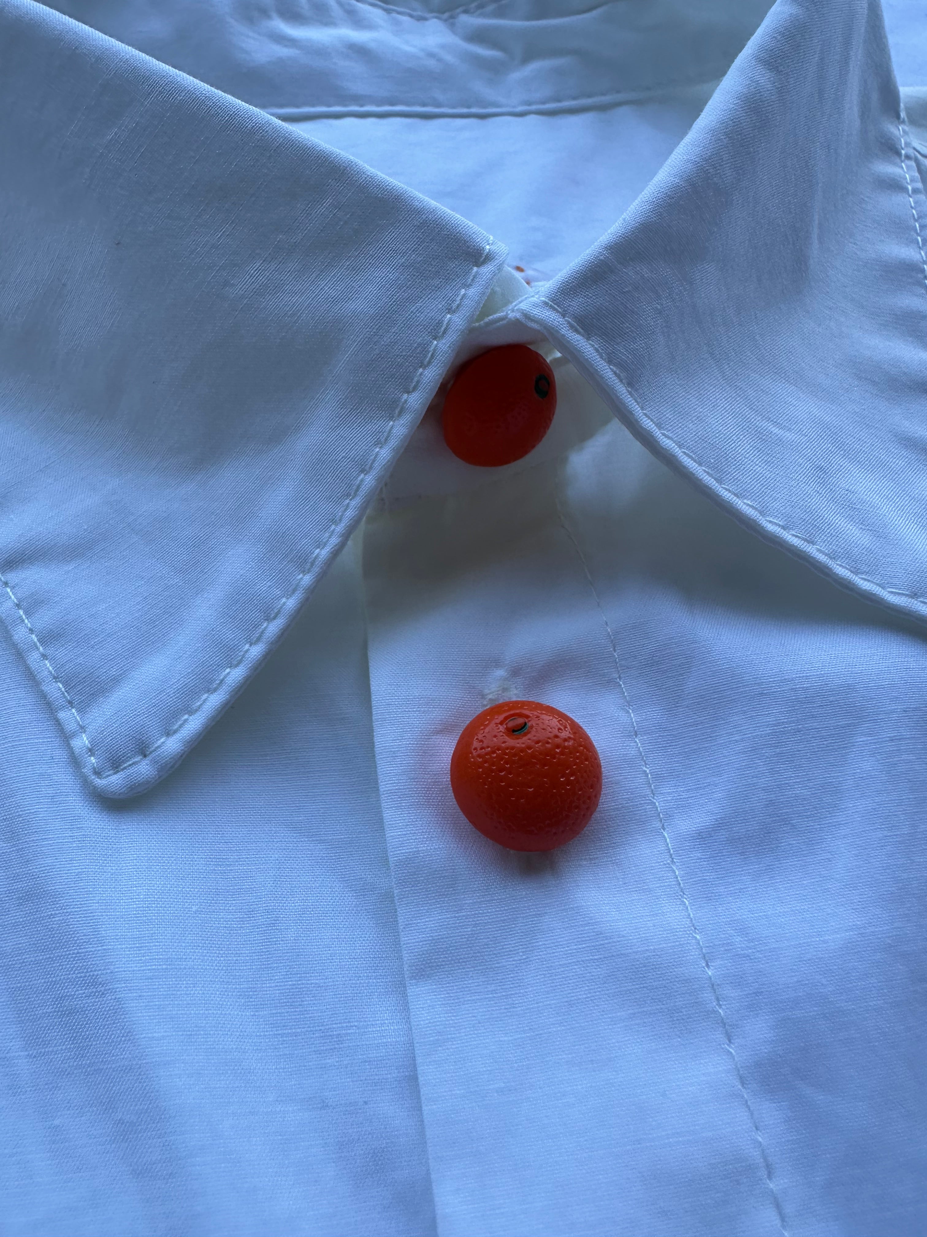 Orange button-shirt