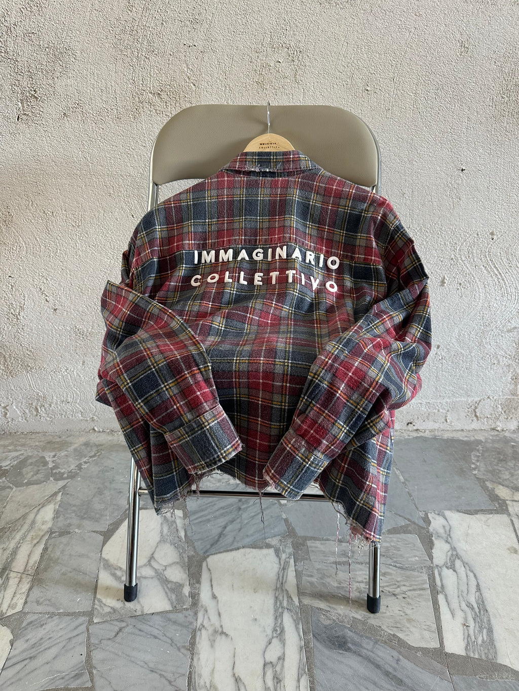 Checkboard uniform shirt