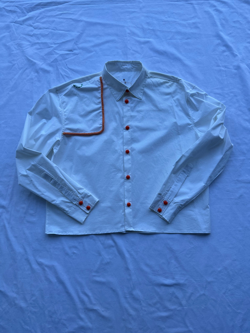 Orange button-shirt