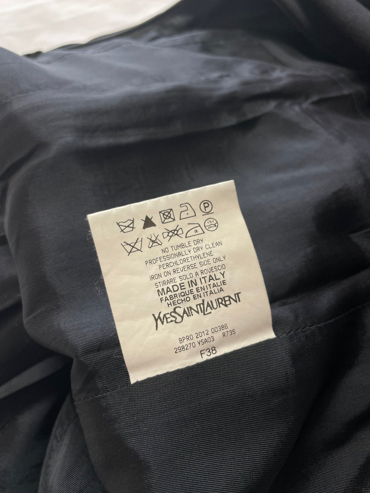 Abito manica lunga Yves Saint Laurent