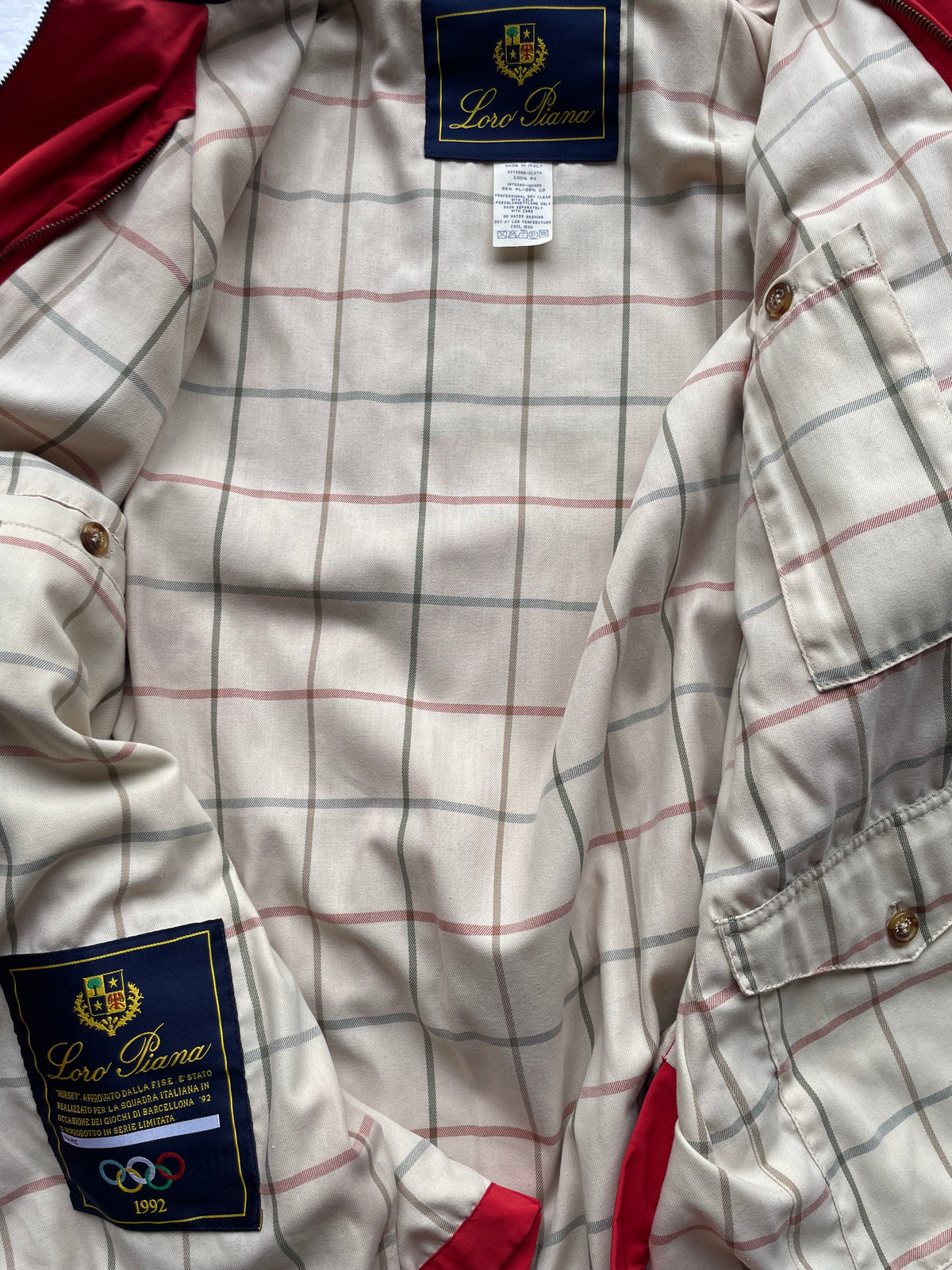 Trench Loro Piana Gold Cup