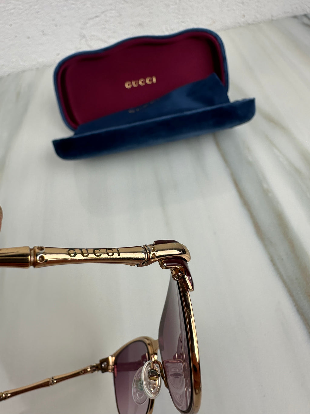 Occhiali cat-eye Gucci