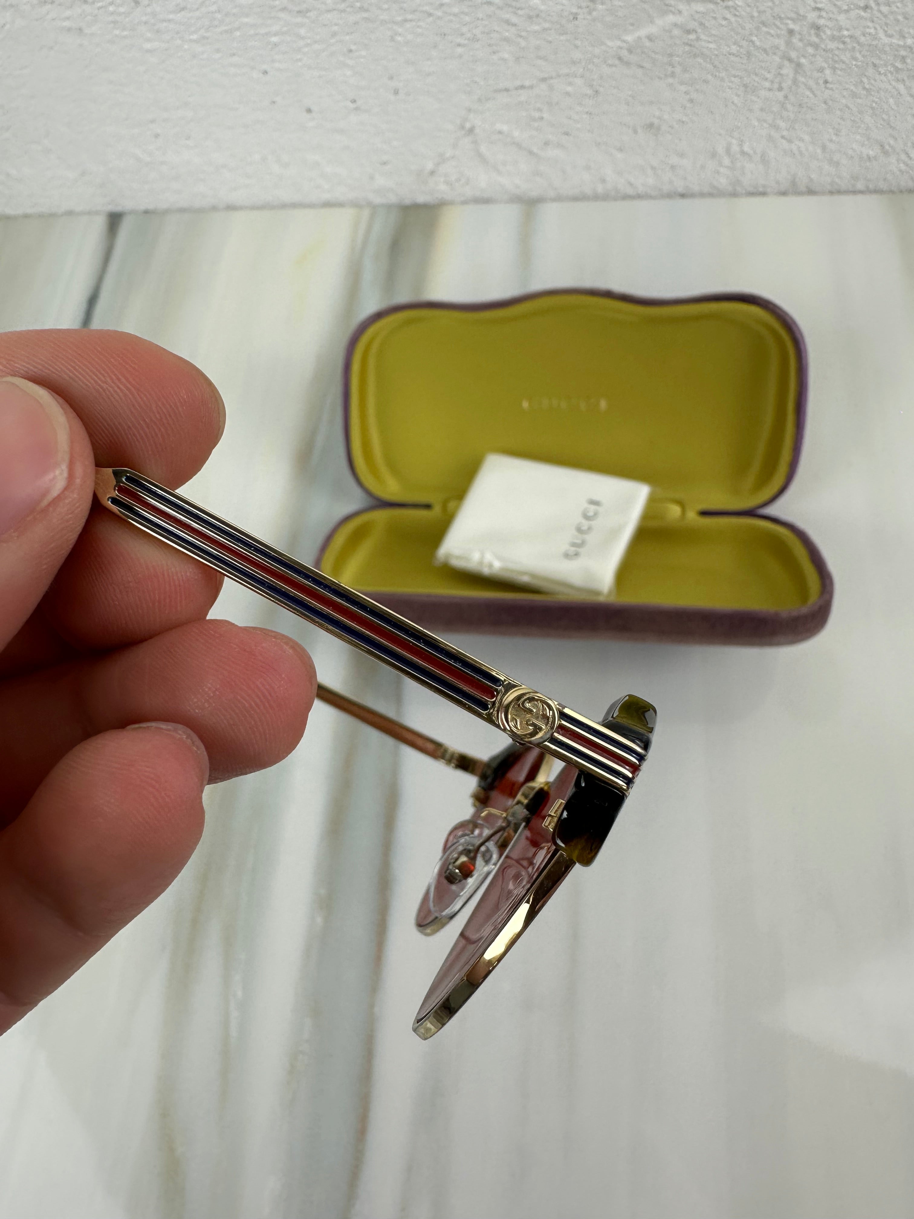 Occhiali circolari Gucci