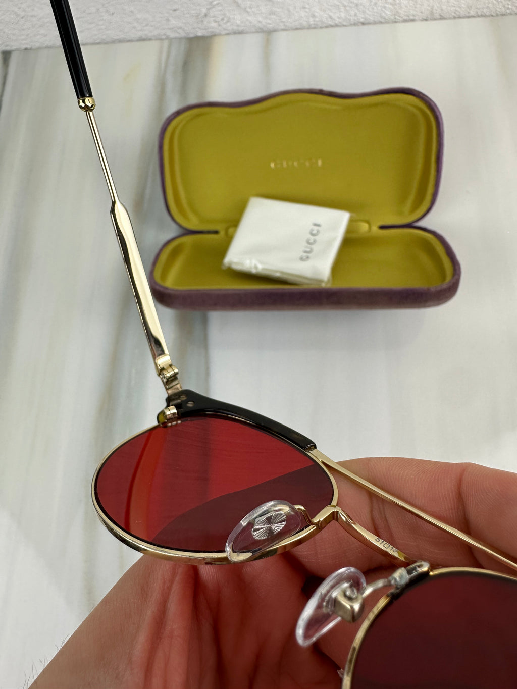 Occhiali circolari Gucci