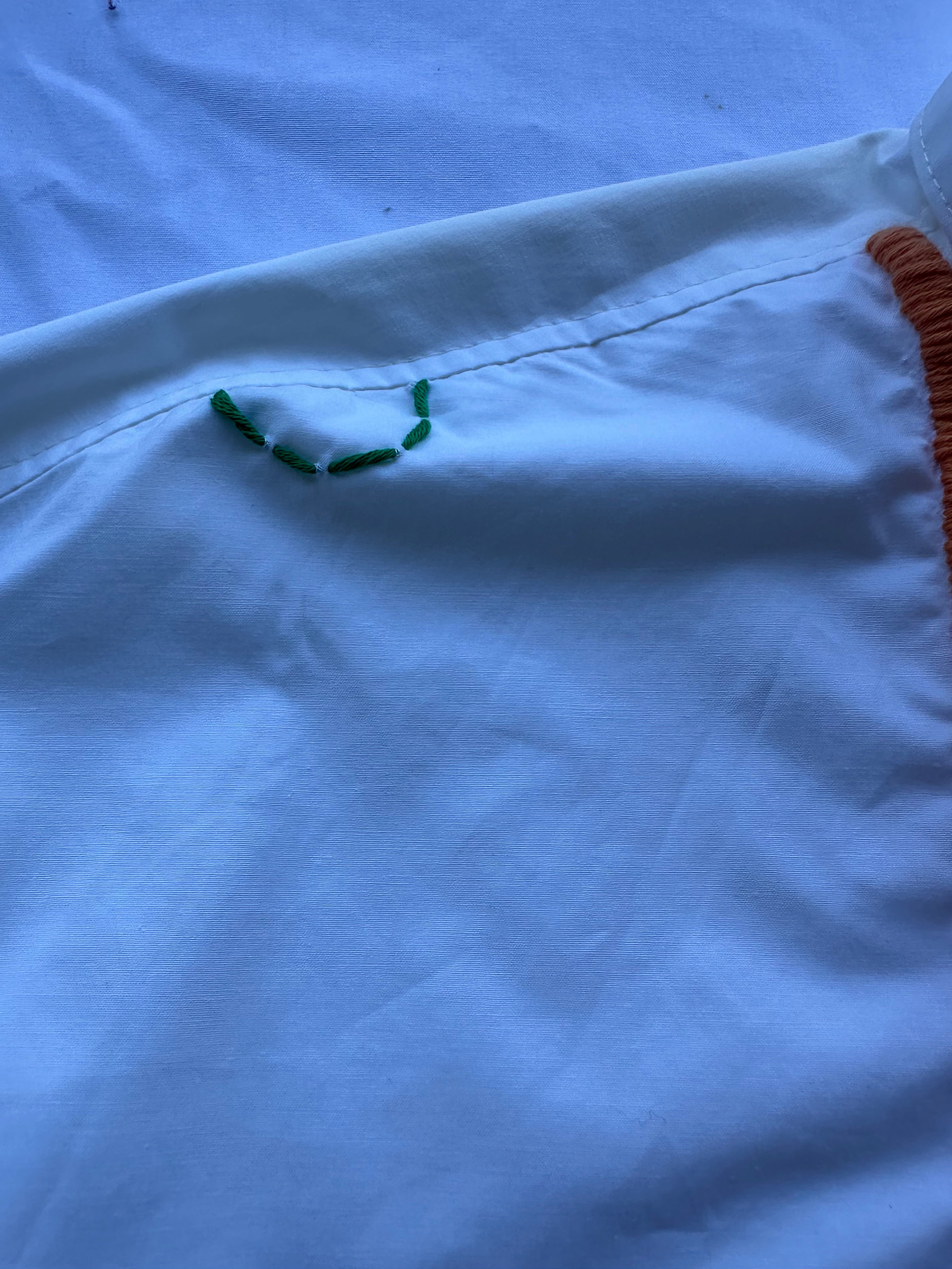 Orange button-shirt