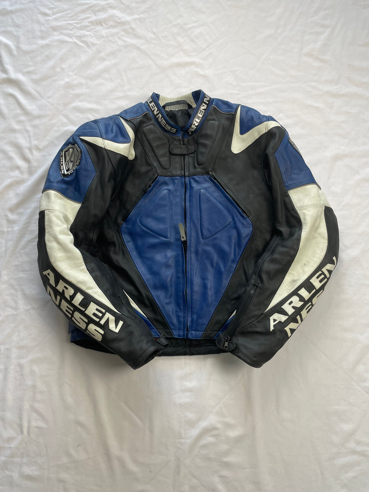 Giacca da motociclista in pelle