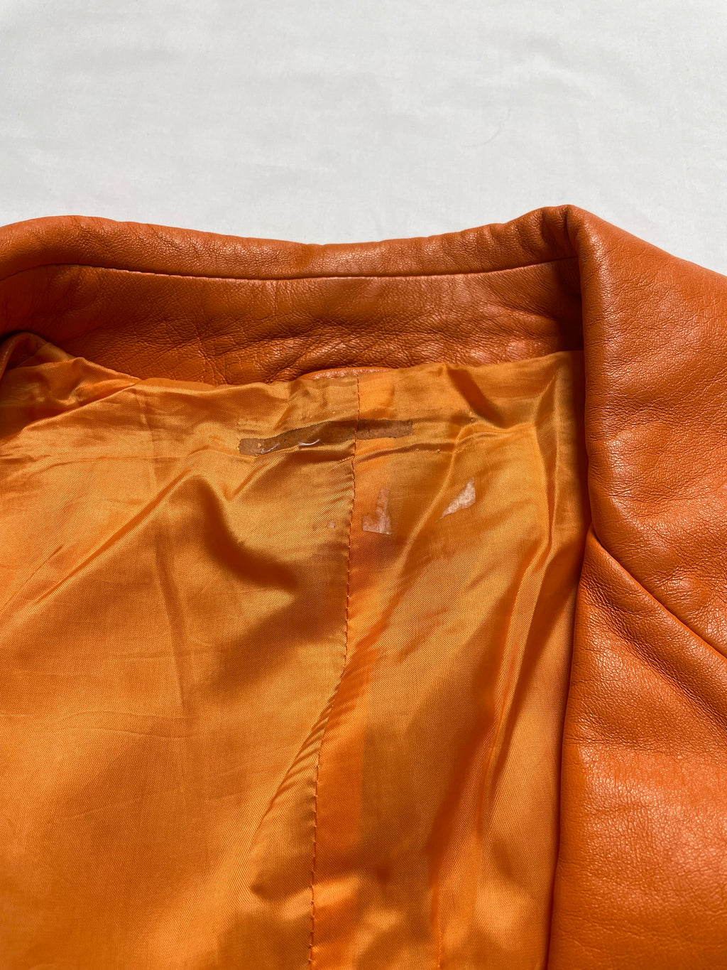 Chiodo in pelle nappa