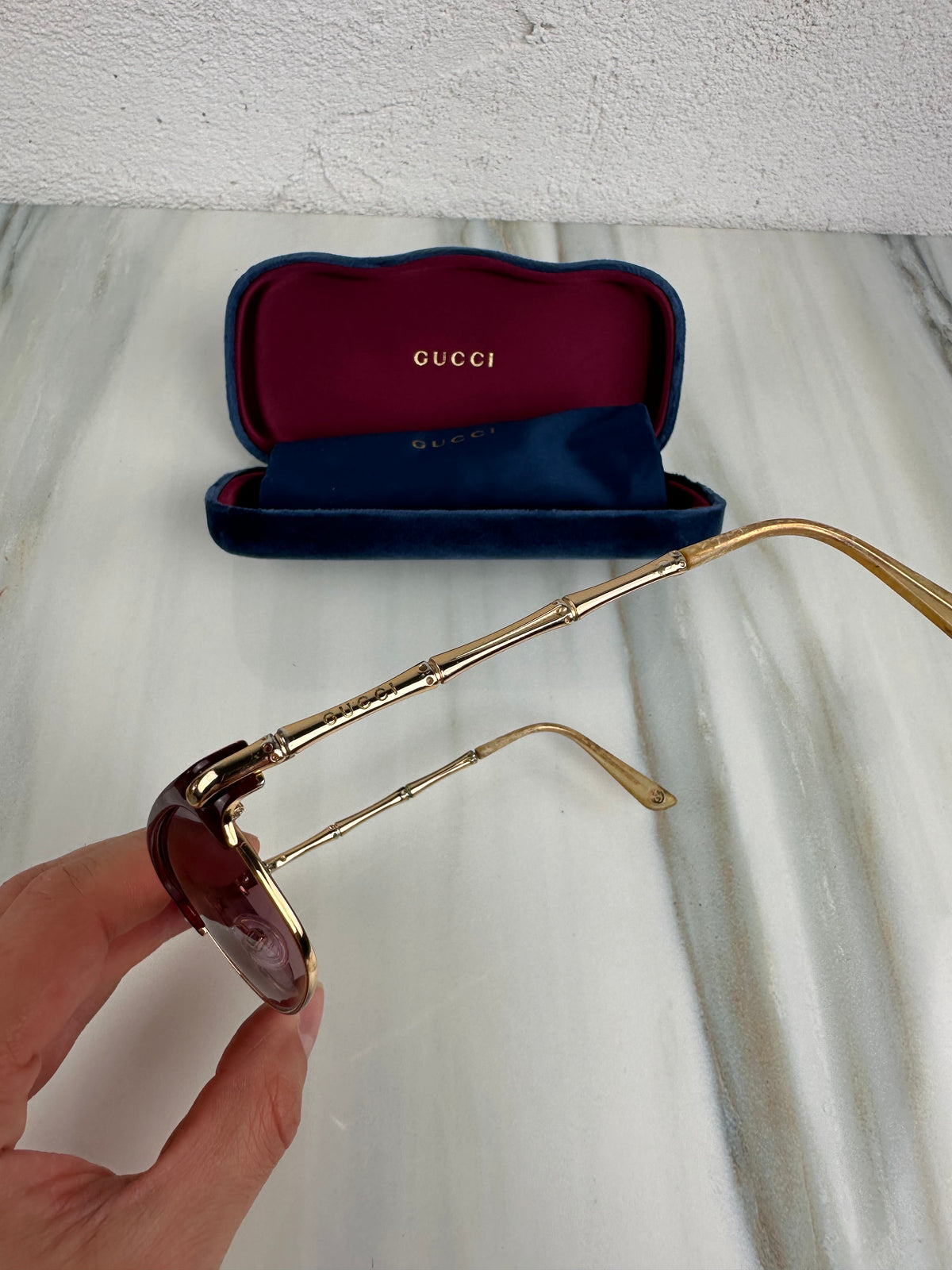 Occhiali cat-eye Gucci