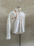 Orange button-shirt