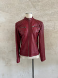 Giacca da motociclista in pelle
