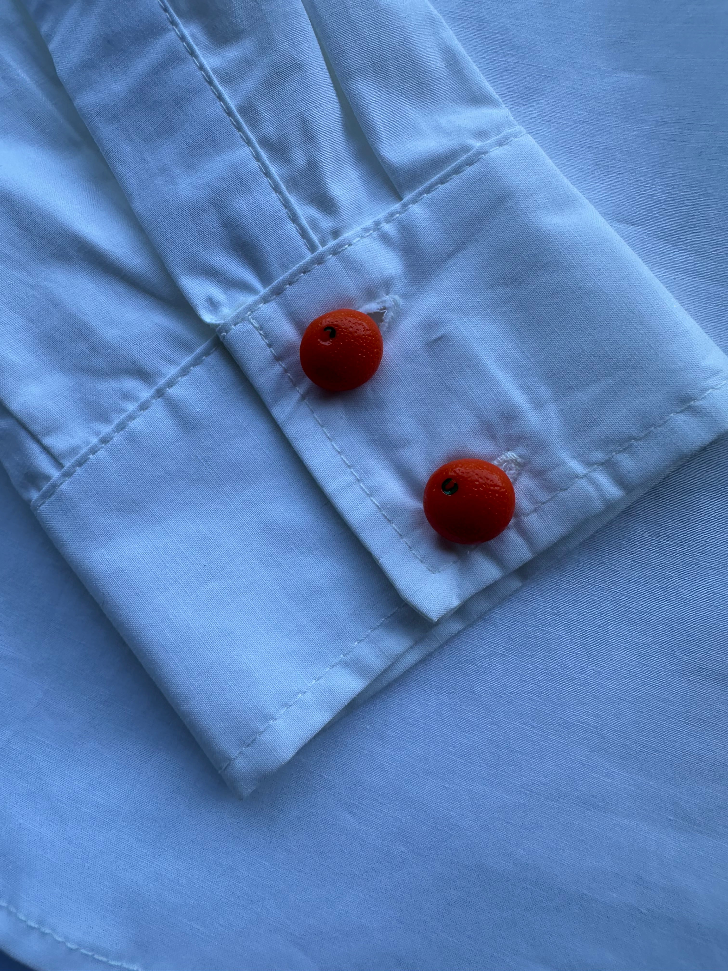 Orange button-shirt