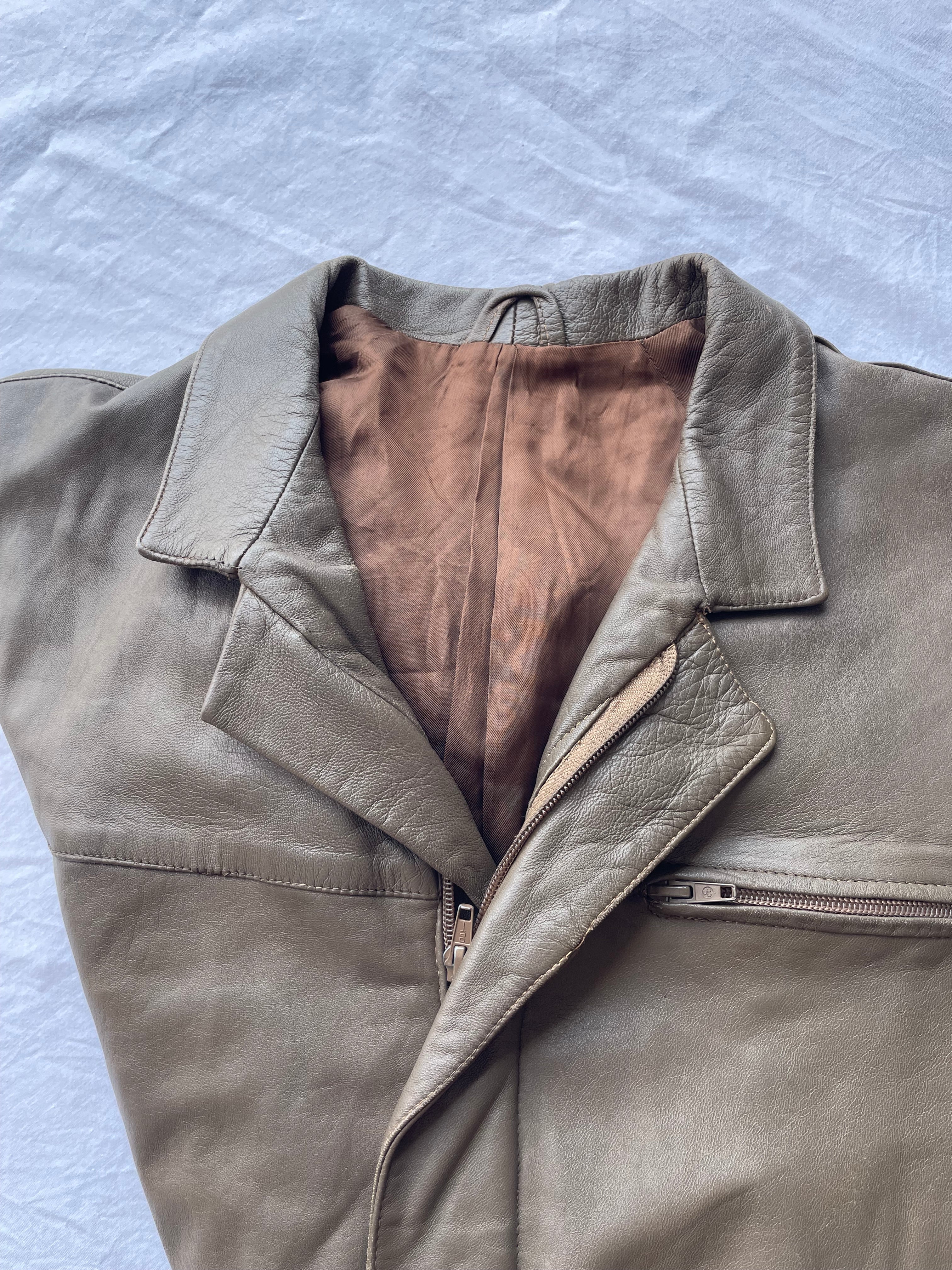 Giacca in pelle