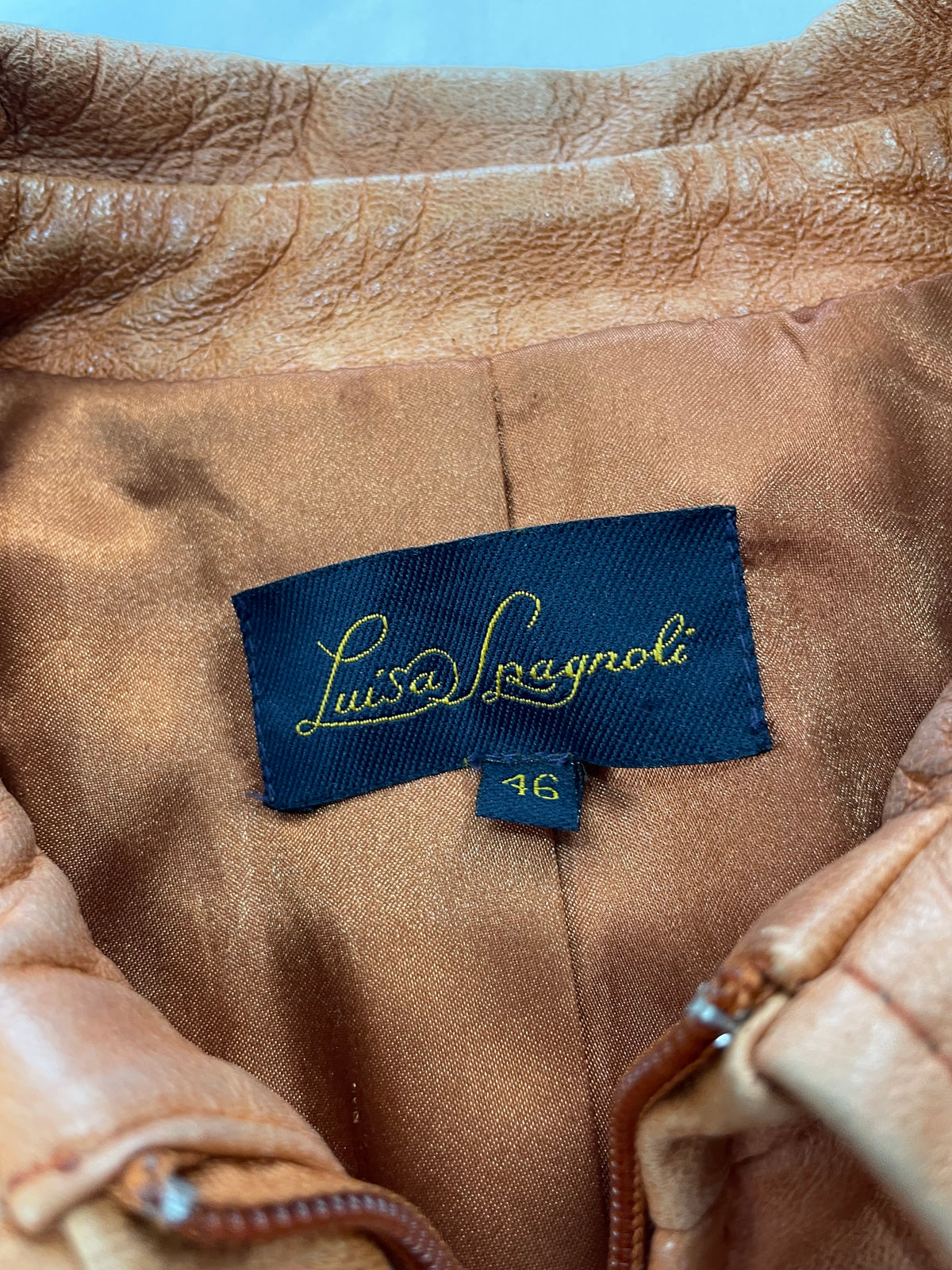 Giacca in pelle Luisa Spagnoli
