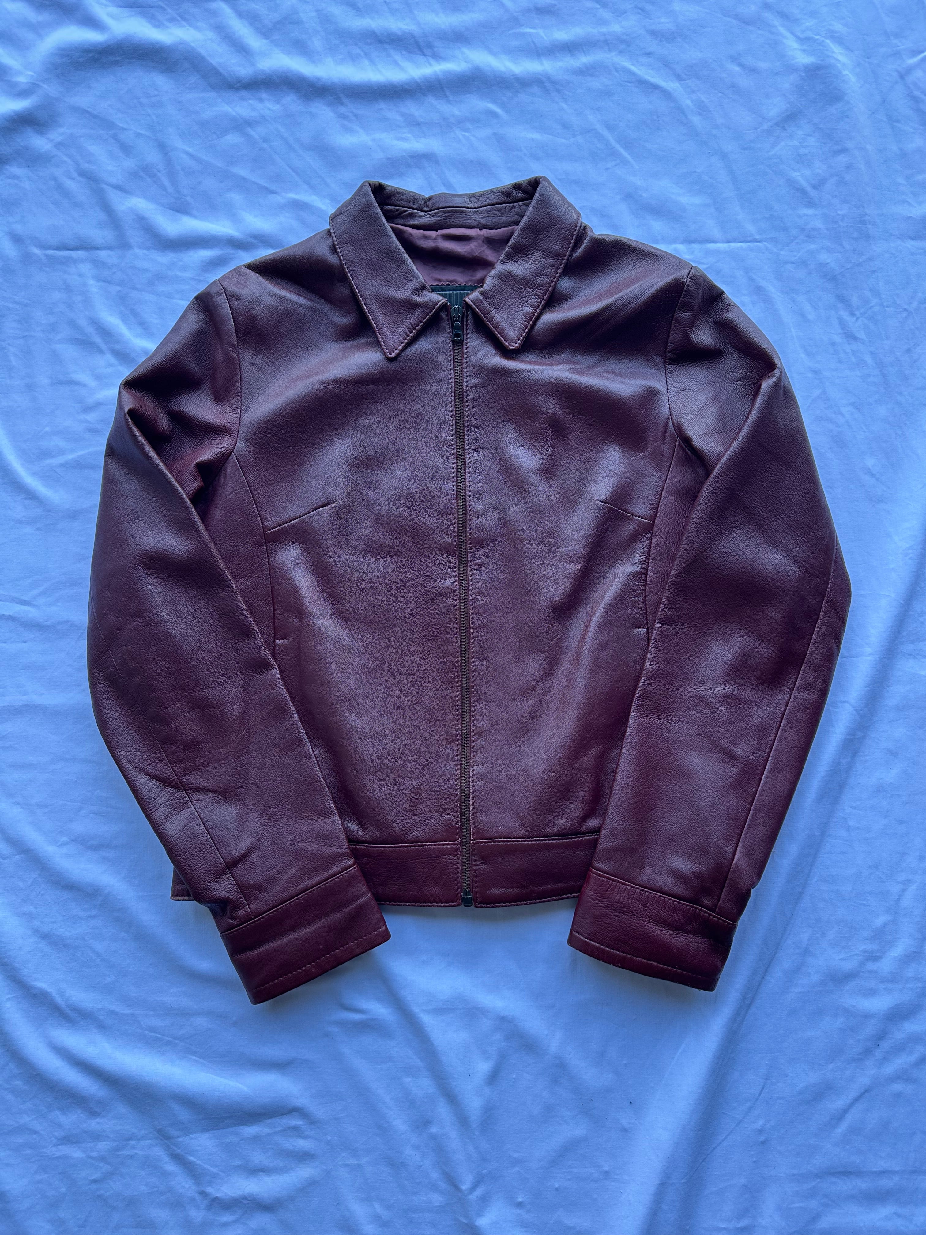 Giacca in pelle Society