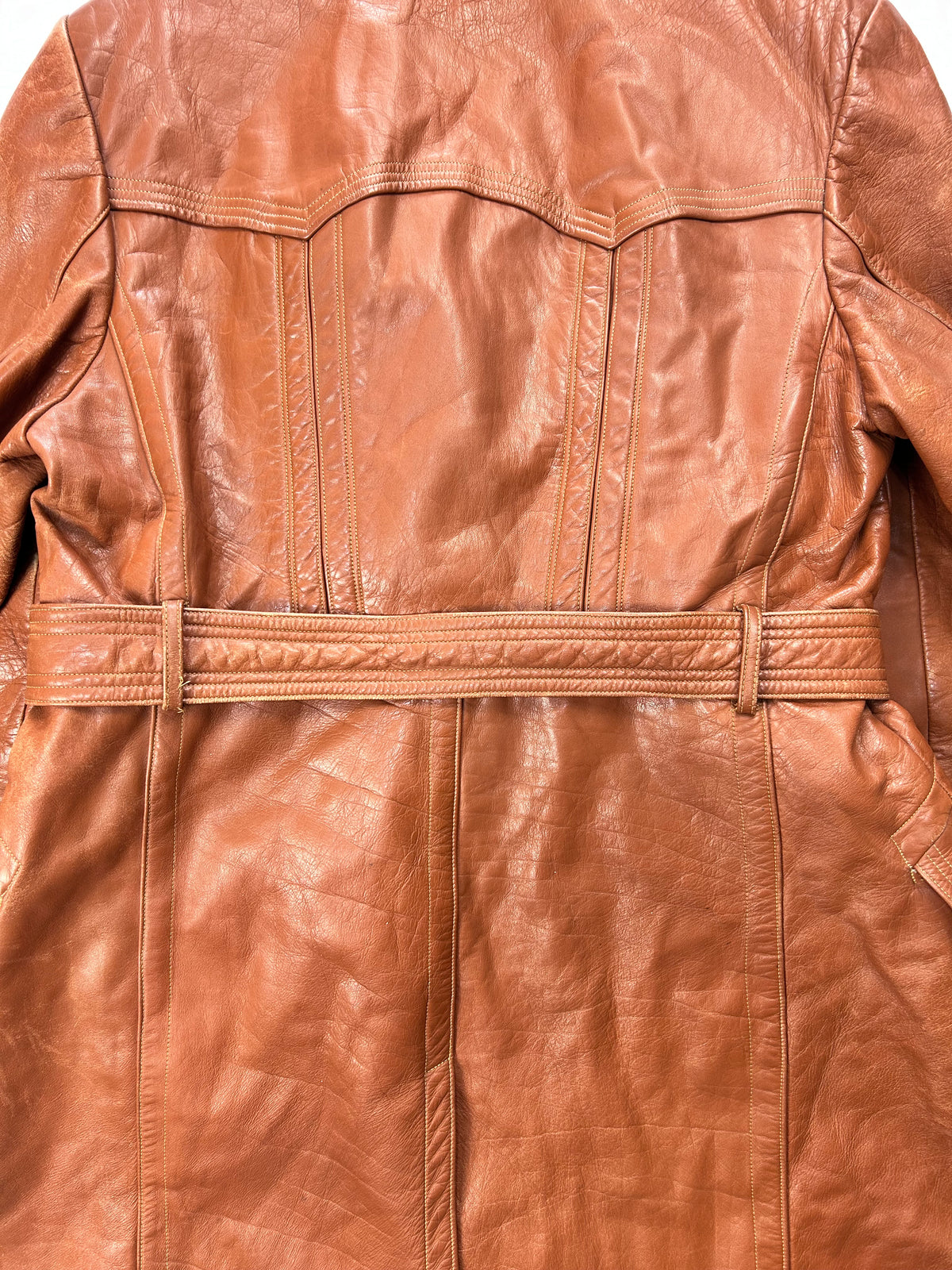 Trench in pelle