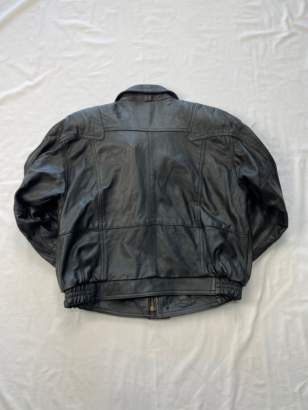 Giacca aviator in pelle