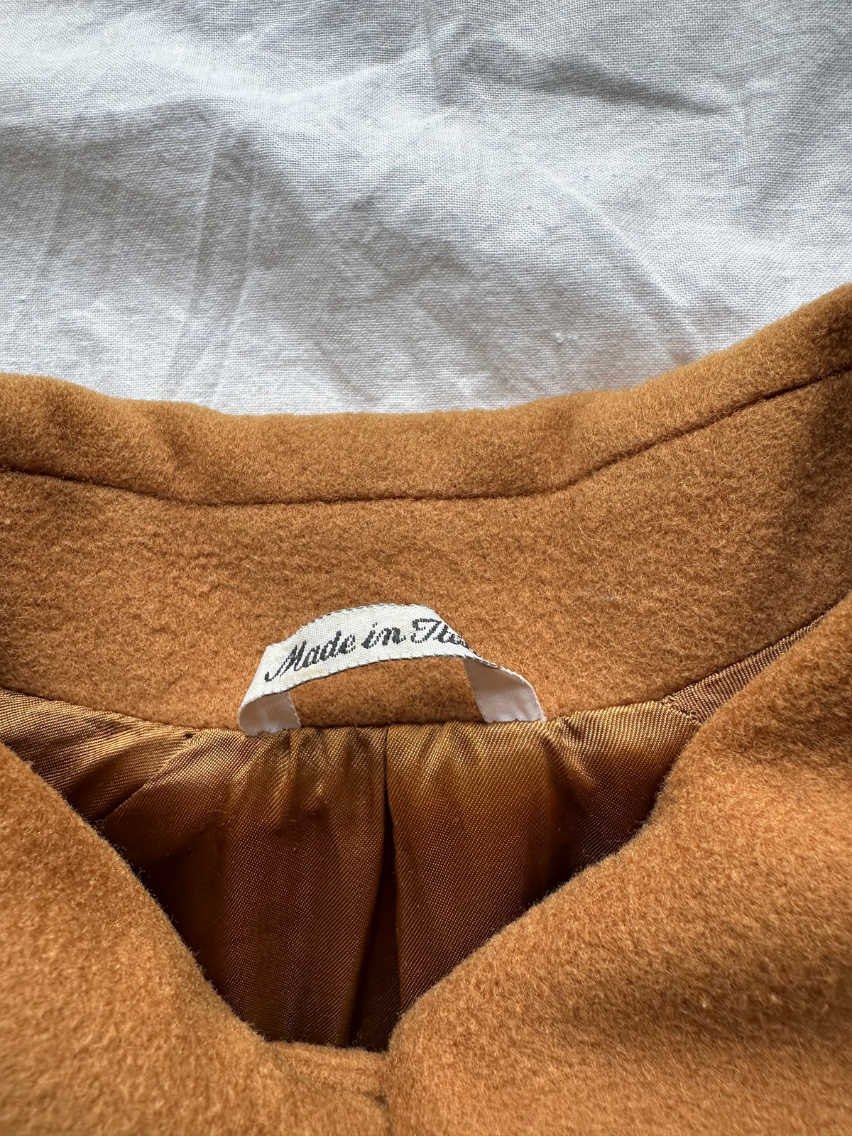 Cappotto in lana Marzotto