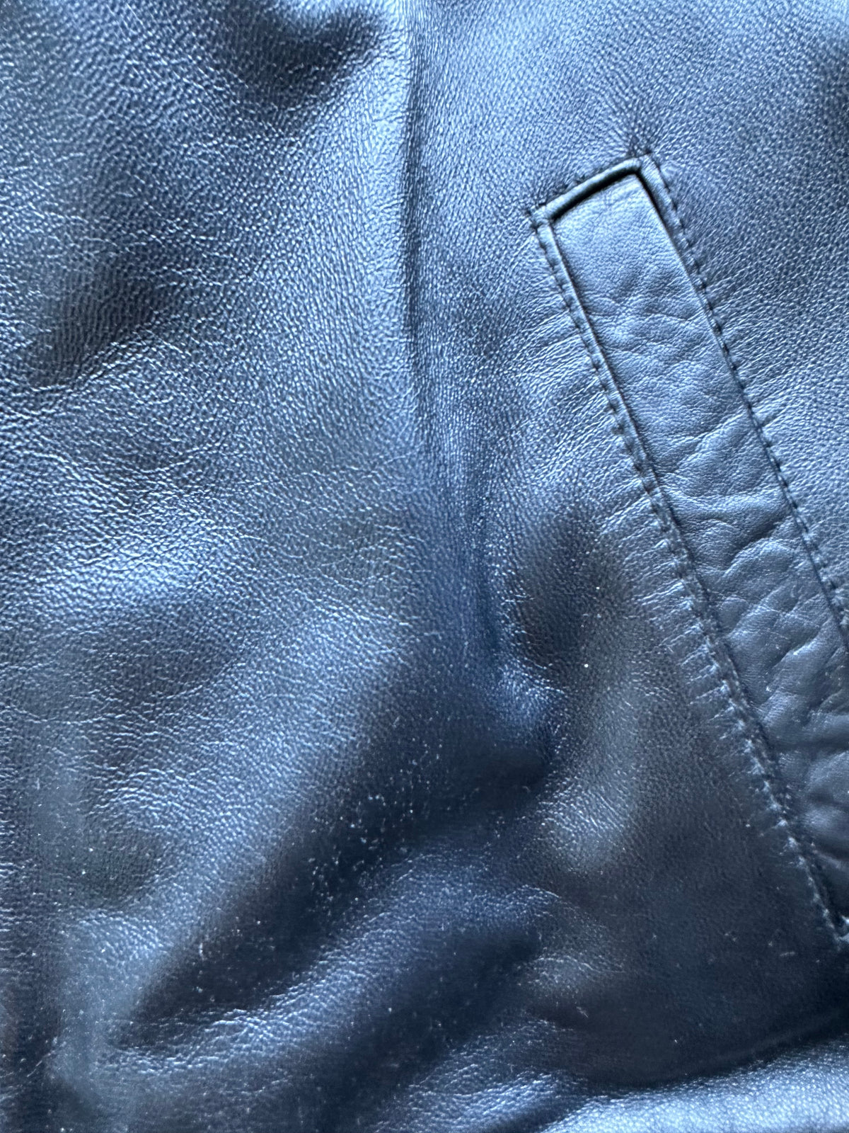 Trench in pelle