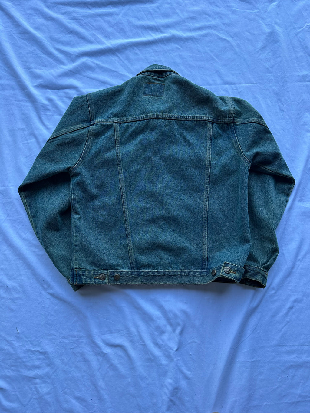 Giubbotto denim sabbiato