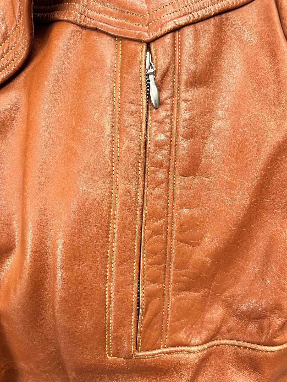 Trench in pelle