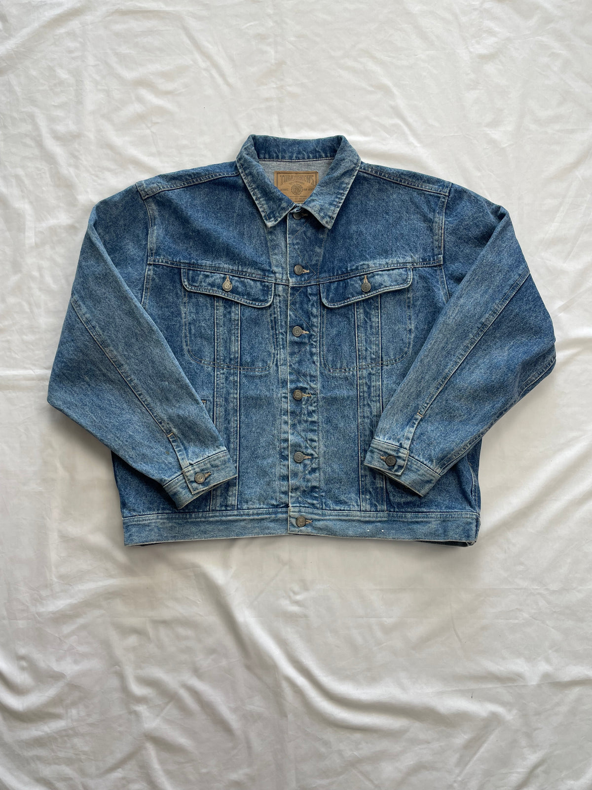 Giacca in denim maltinta