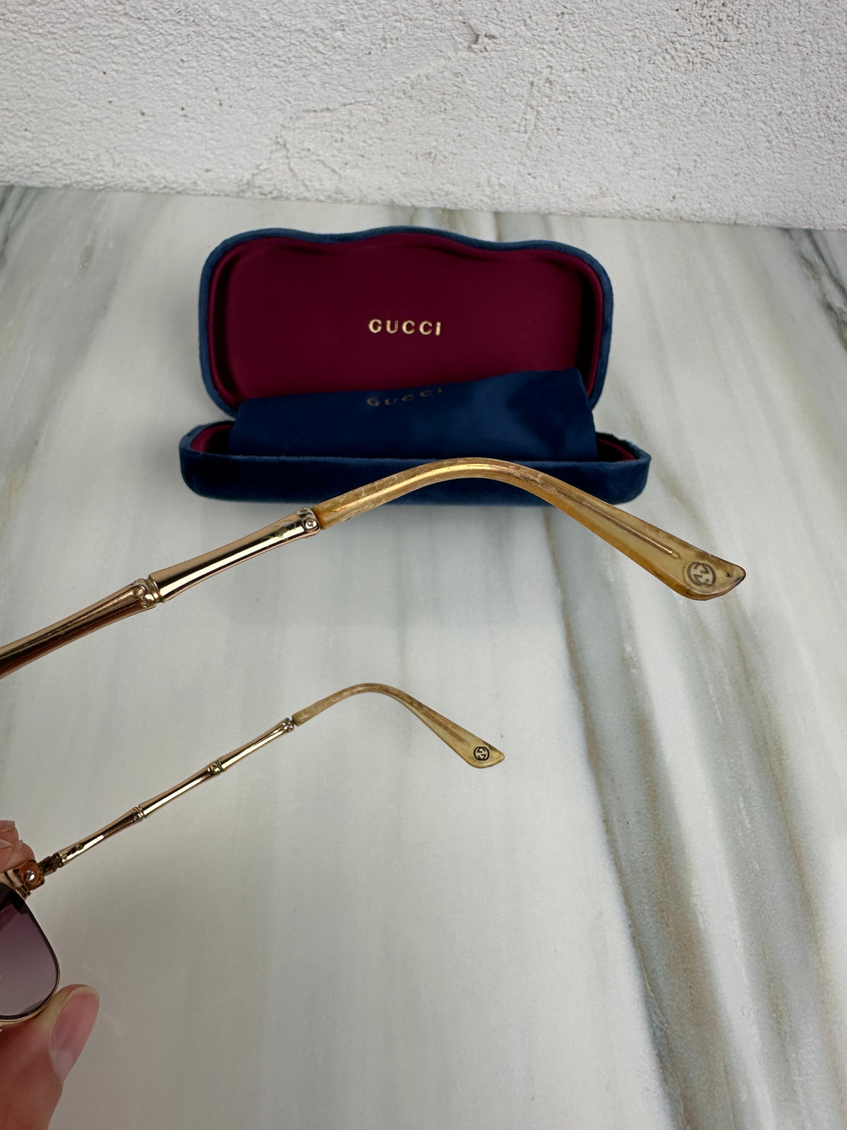Occhiali cat-eye Gucci