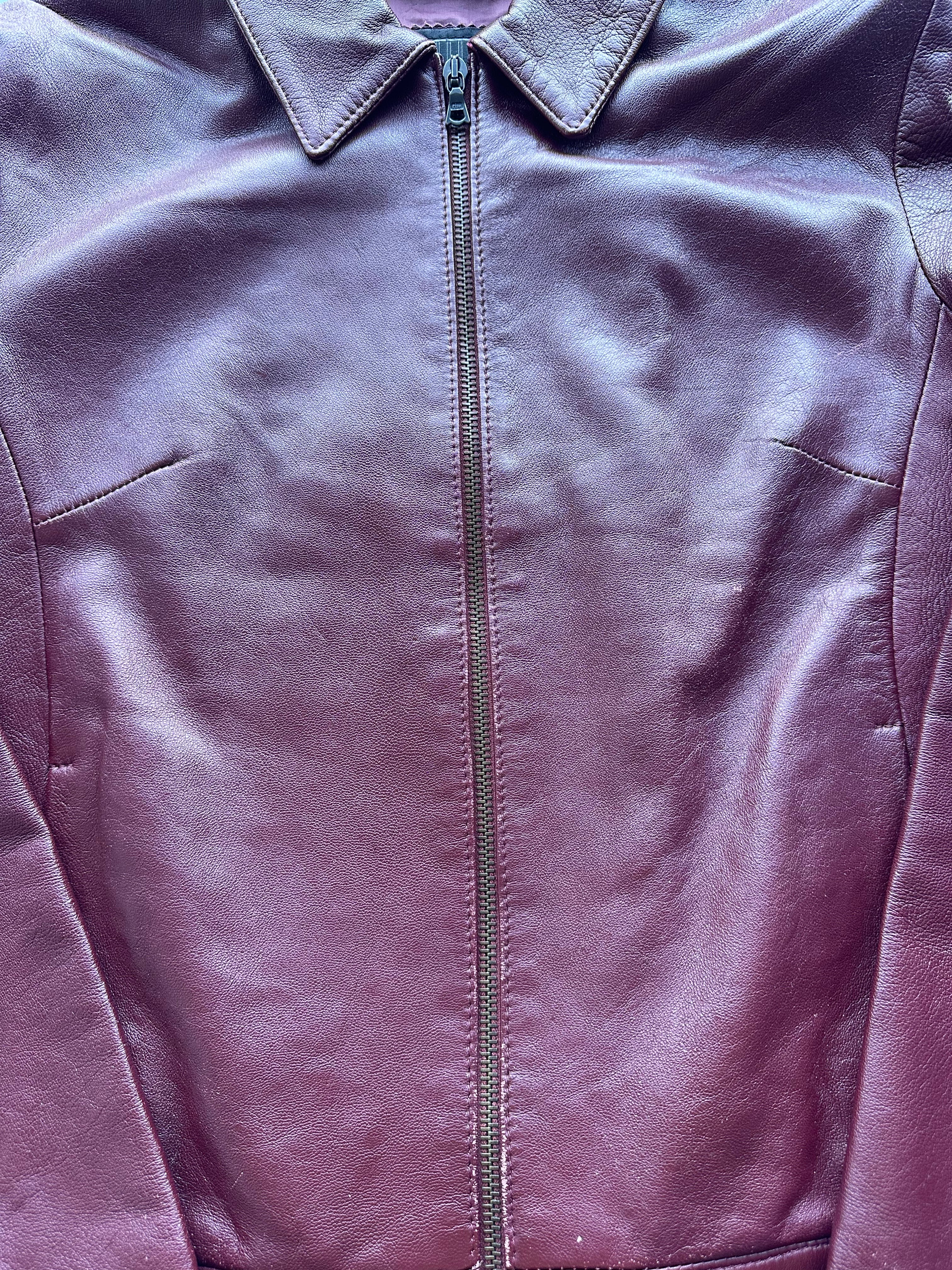 Giacca in pelle Society