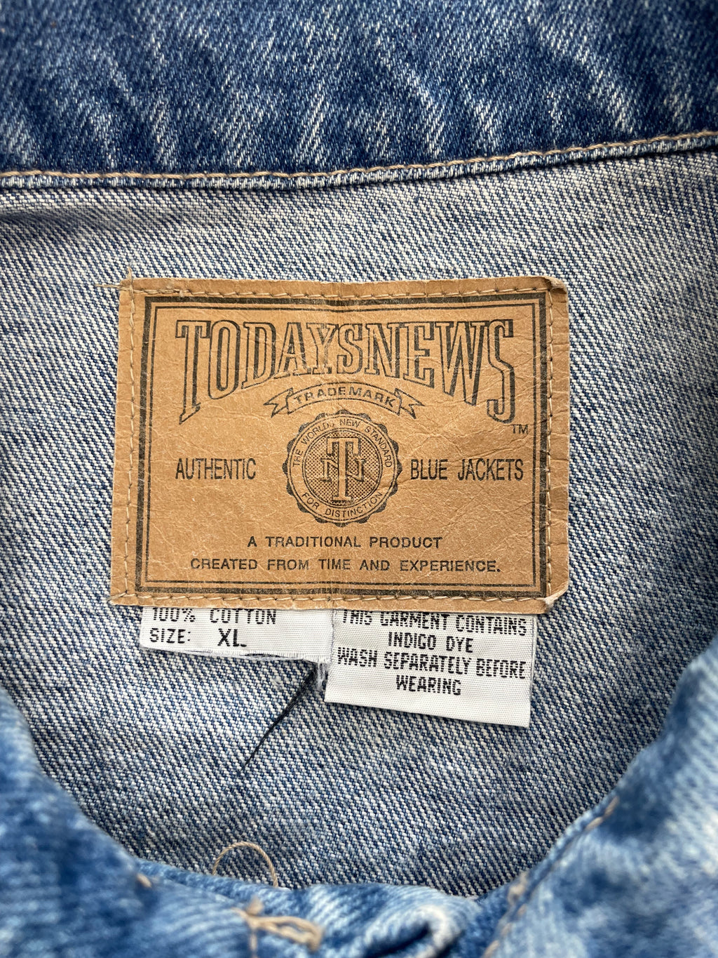 Giacca in denim maltinta