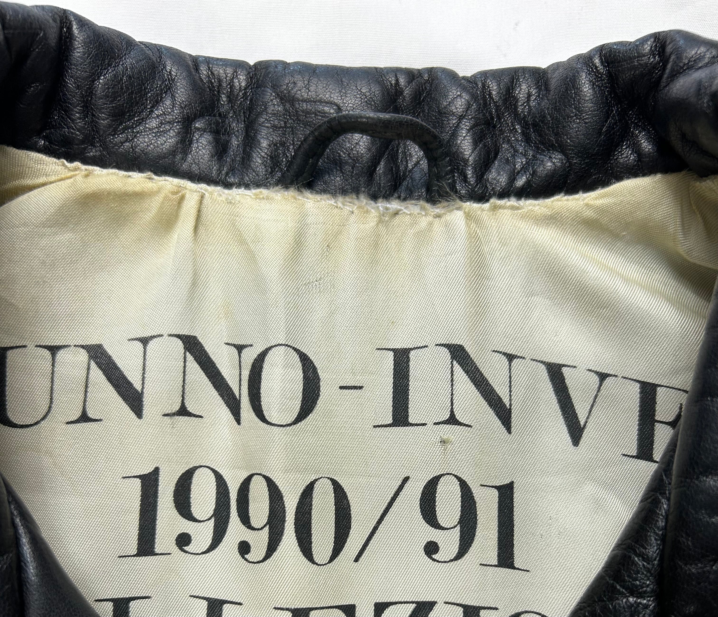 Chiodo in pelle Moschino