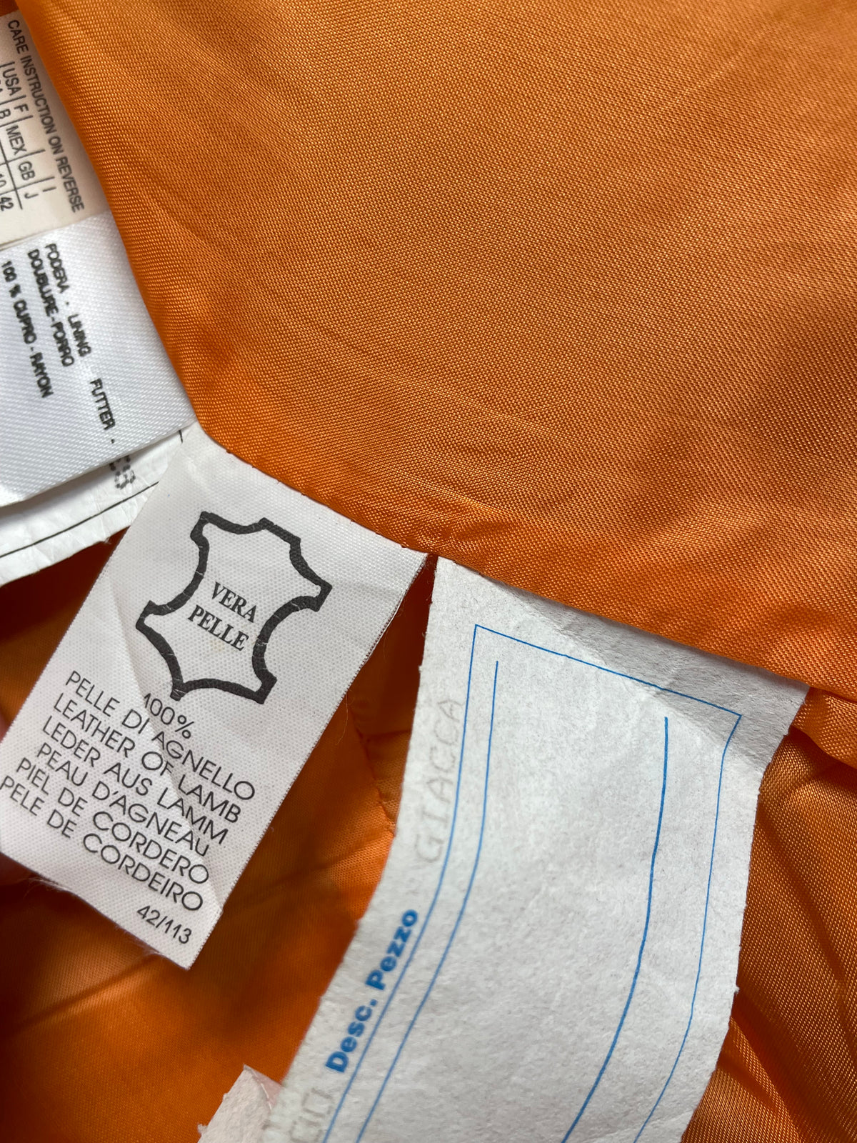 Chiodo in pelle nappa