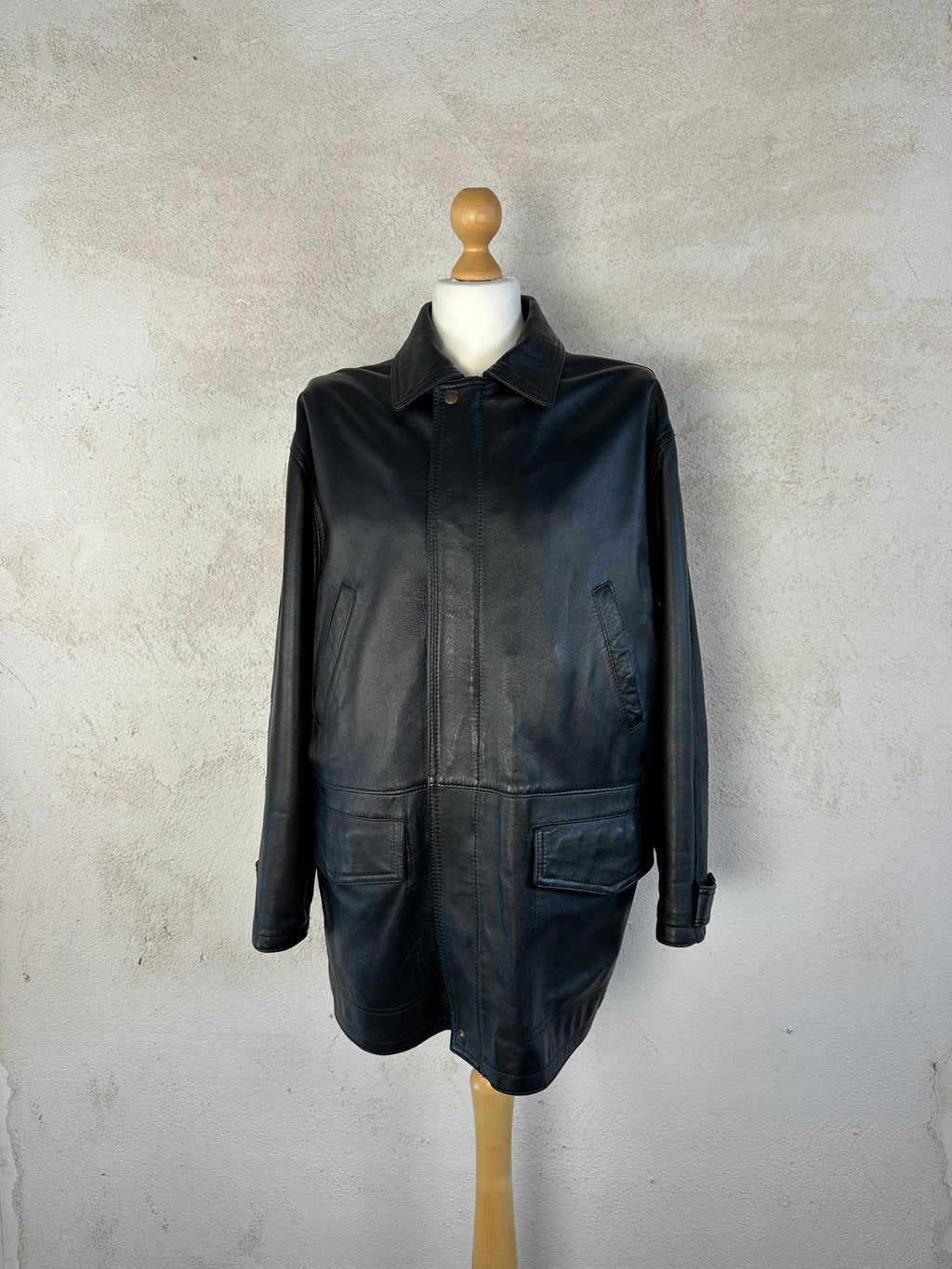 Trench in pelle