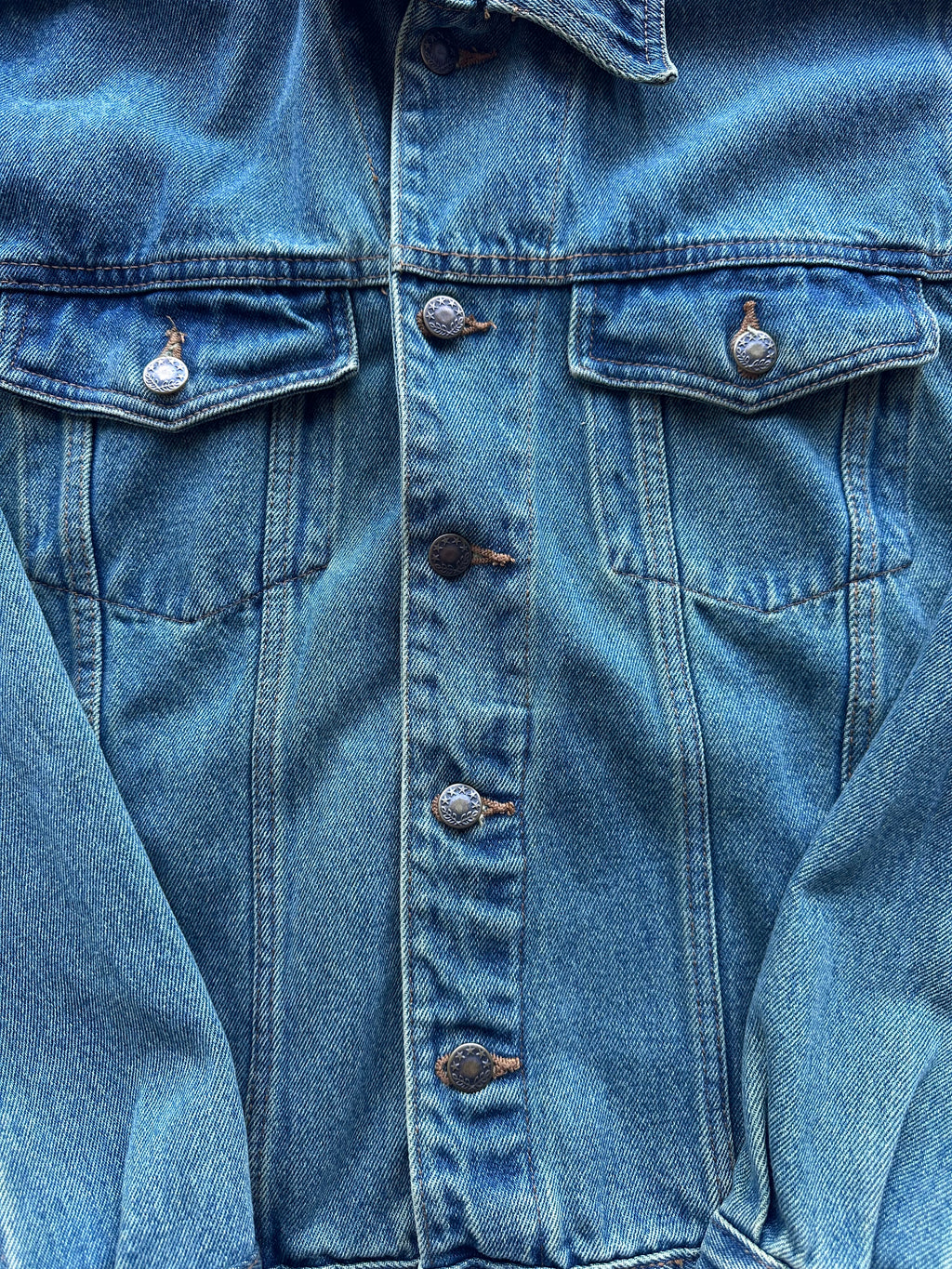 Giubbotto denim sabbiato