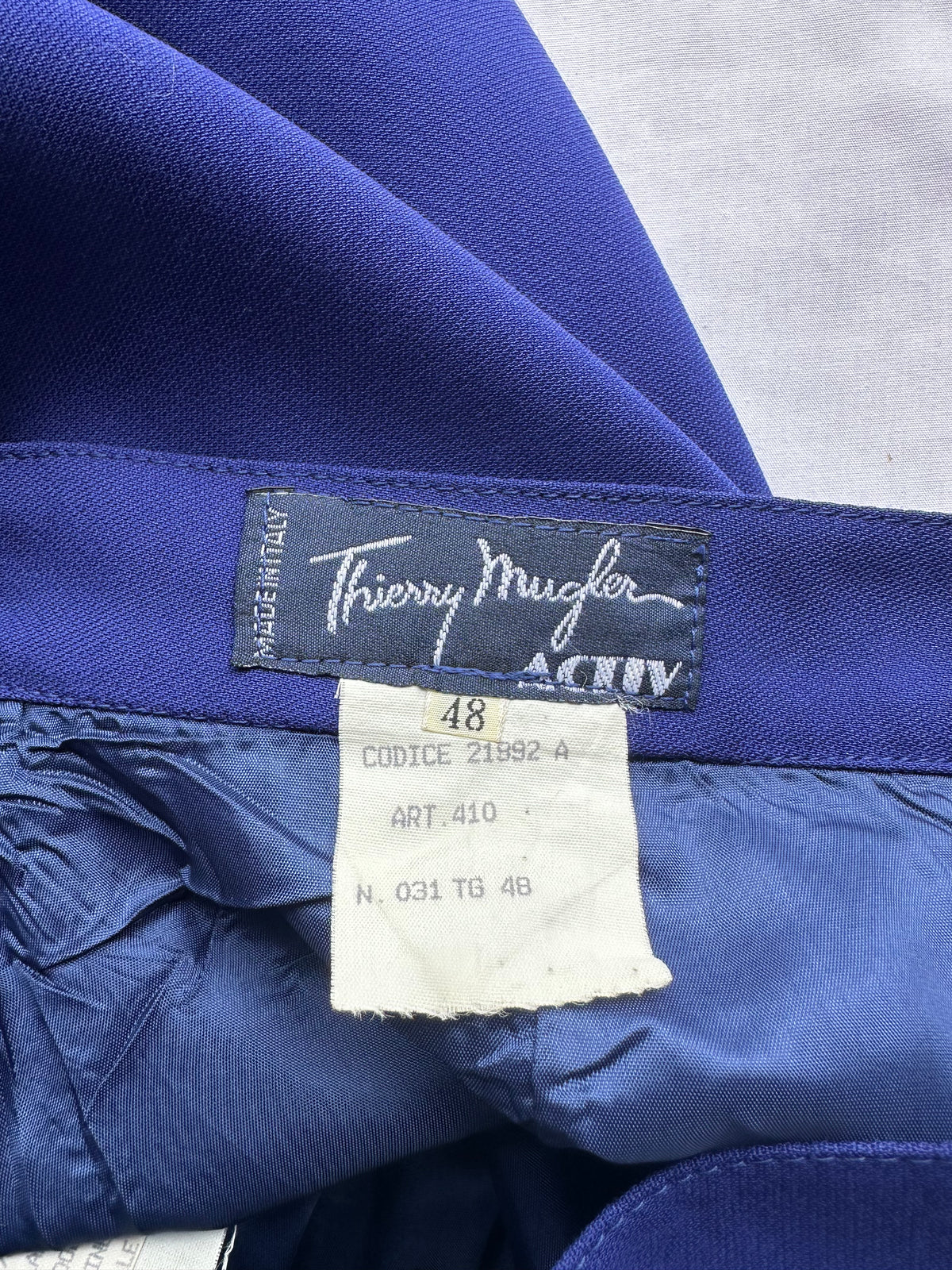 Tailleur Thierry Mugler Activ